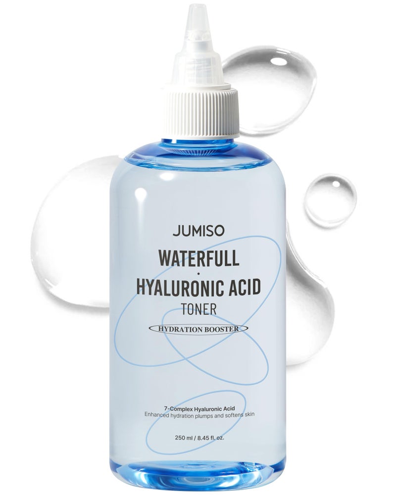 Jumiso Waterfull Hyaluronic Toner 250ml  Face Moisturizer Facial Toner for All Skin Types Daily Deep Hydration Mothers Day Gift  Vegan FragranceFree